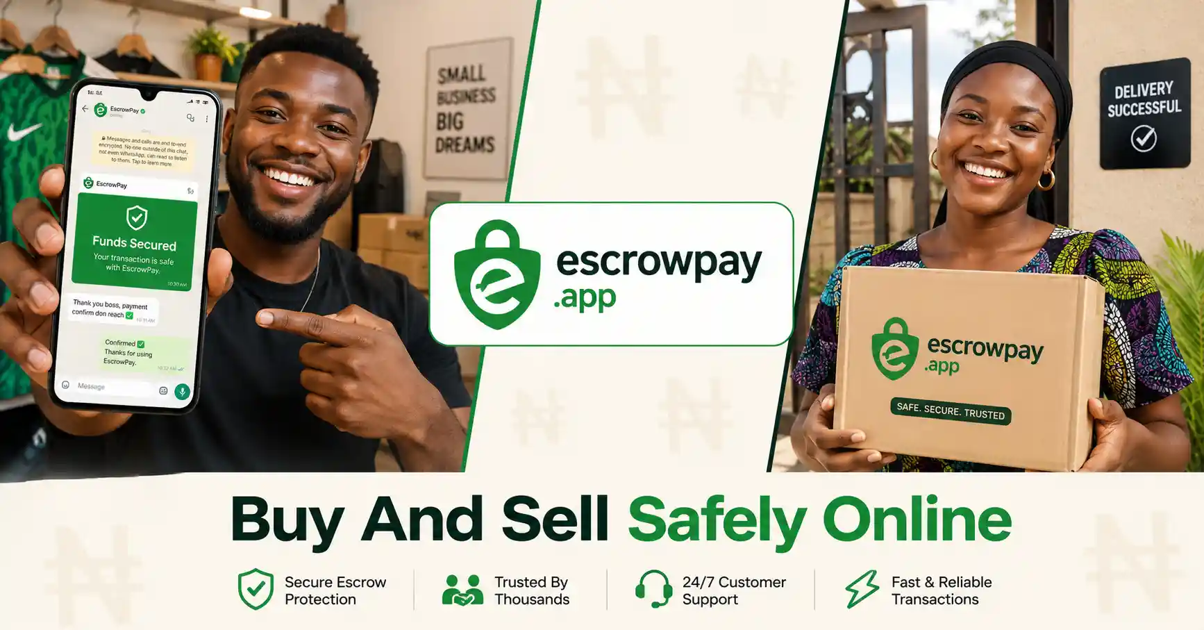 EscrowPay Nigeria WhatsApp escrow service for safe online buying and selling in Nigeria