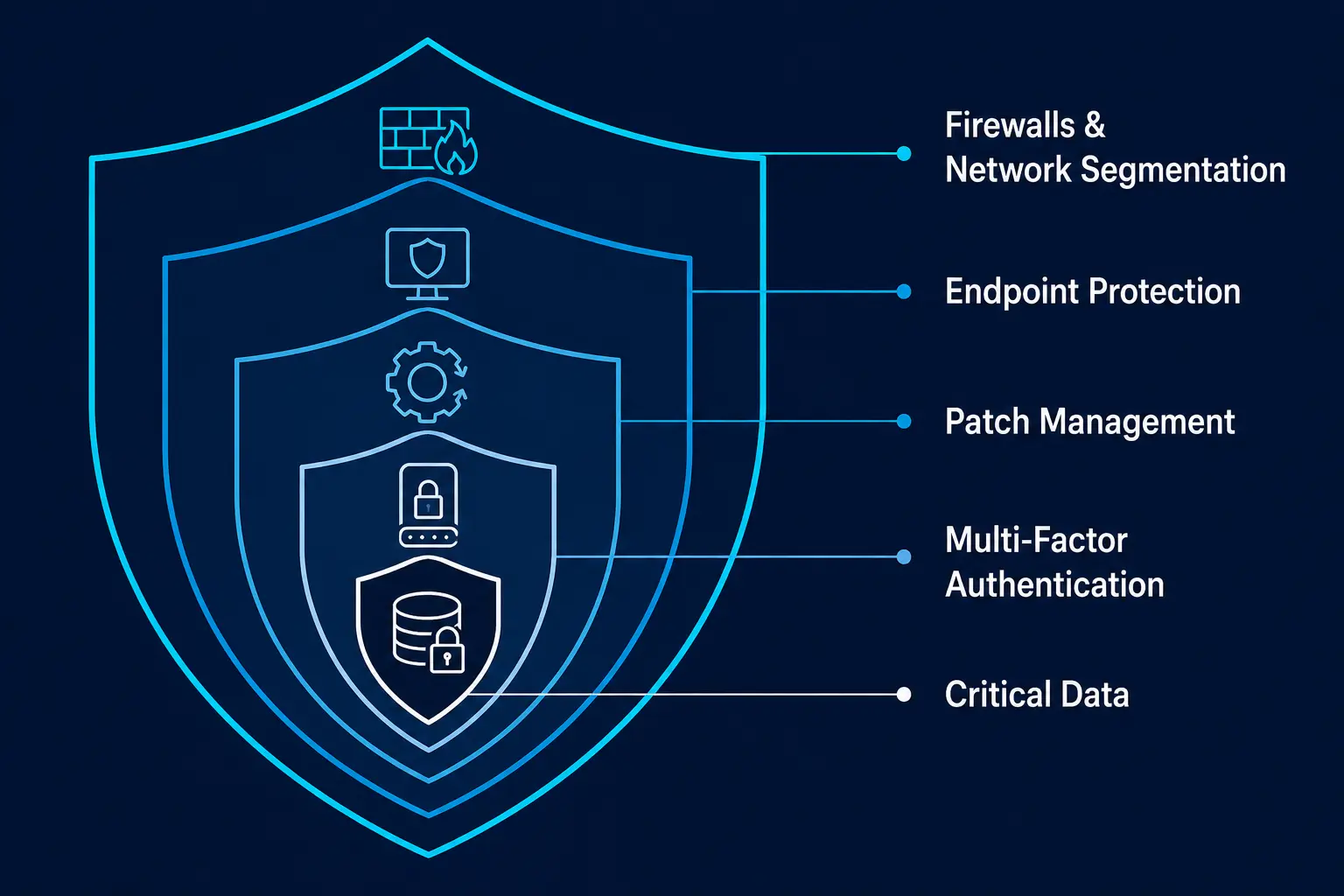 Layered cyber threat defense architecture and vulnerability management