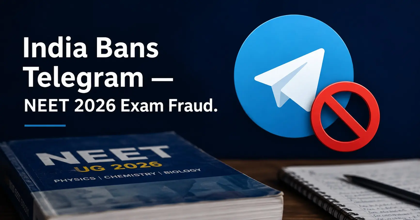 India temporarily bans Telegram over NEET UG 2026 exam fraud and paper leak fears