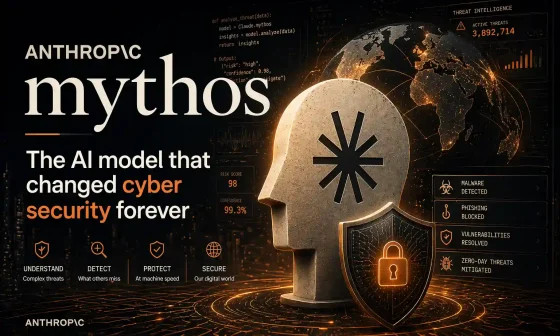 Anthropic Mythos AI model neural network illustration showing Claude Mythos Preview scanning global software vulnerabilities as part of Project Glasswing 2026